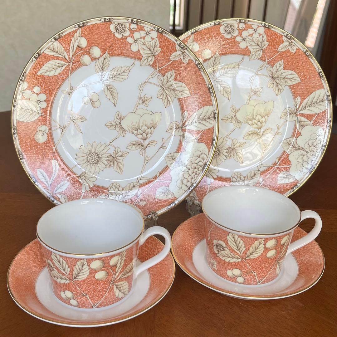 【美品】ウェッジウッド★フランシス★トリオペア　（パターンＡ）