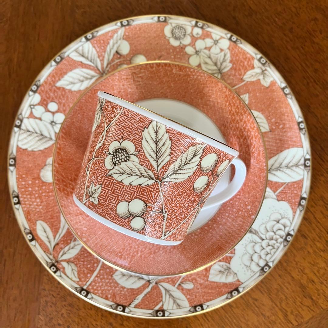 【美品】ウェッジウッド★フランシス★トリオペア　（パターンＡ）