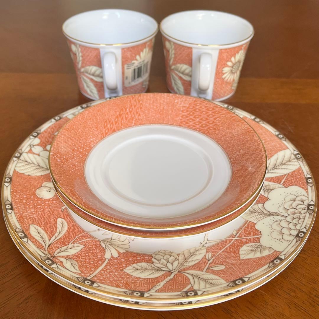 【美品】ウェッジウッド★フランシス★トリオペア　（パターンＡ）