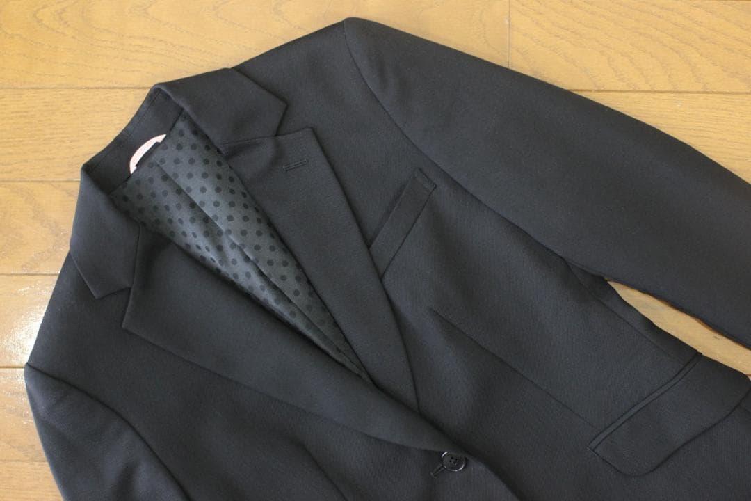 洋服の青山 エヌライン パンツスーツ 上7 下11 未使用に近い 02 新品同様