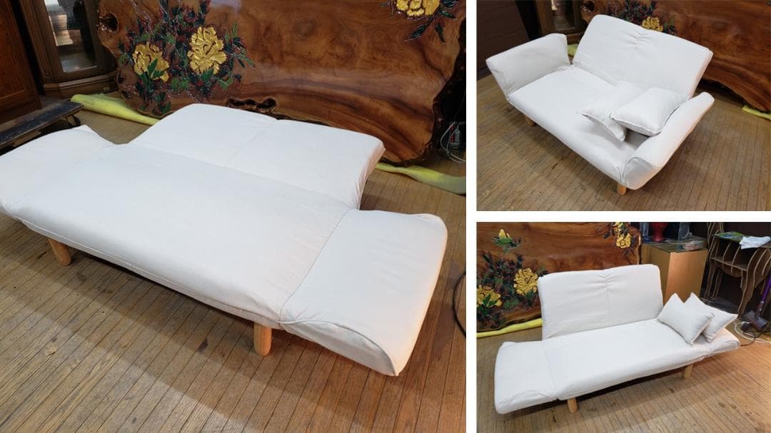 b9　新品未使用品　リクライニング　ラブソファ