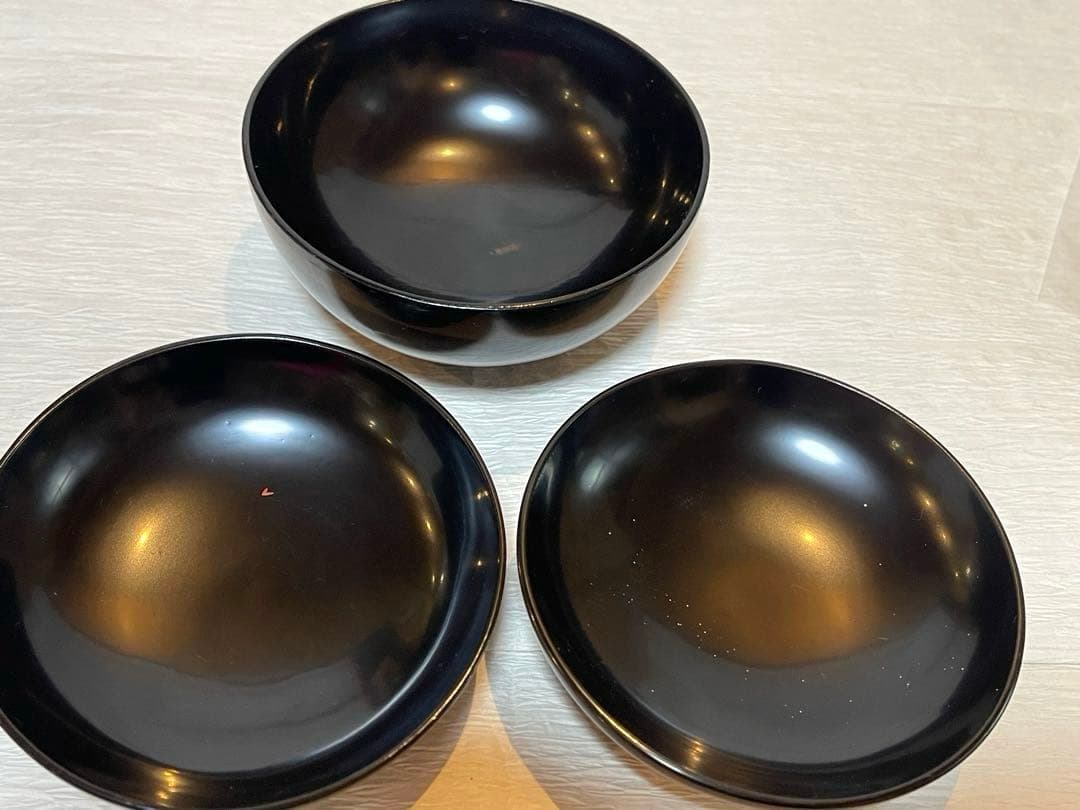 木製漆器 吸物椀 10客 金蒔絵 骨董 時代物 アンティーク175