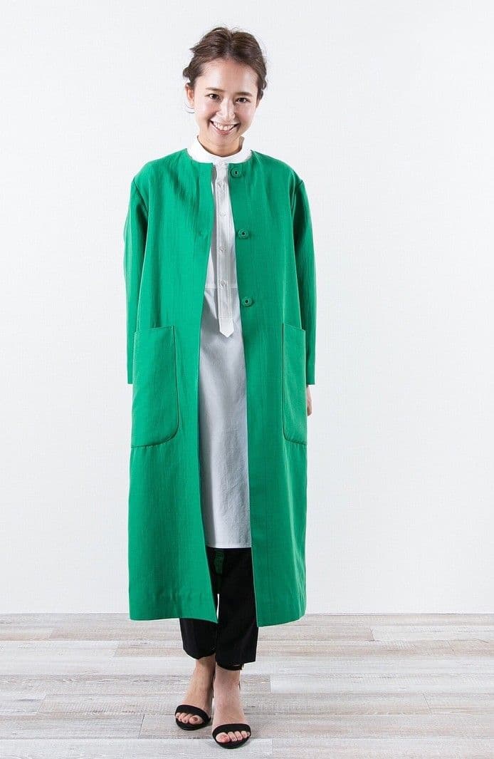 【新品未使用】yori ヨリ リネンシャンタンコート