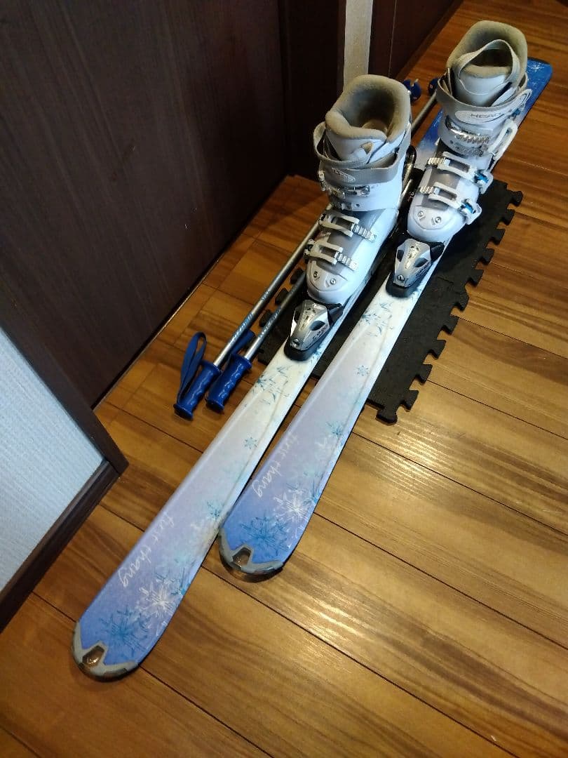 良好【ハイエンド】HEAD 学生・レディース用/スキーセット/メンテ・WAX済✔