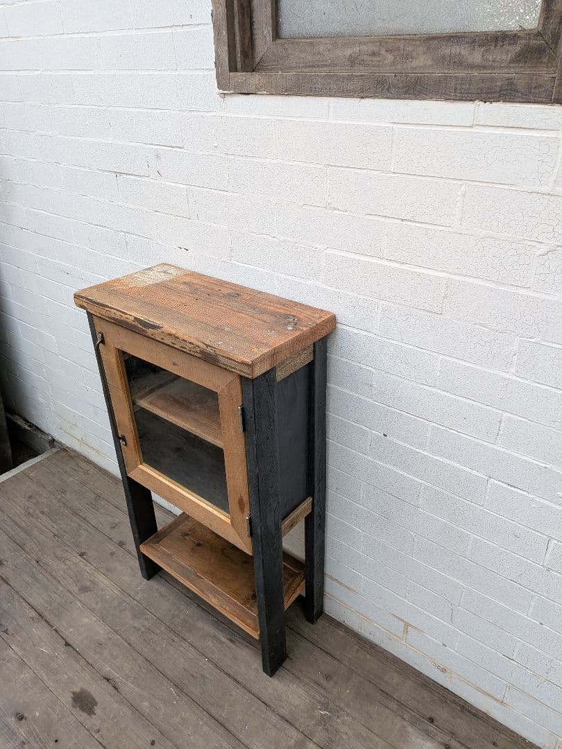 古材かざり棚　グレー