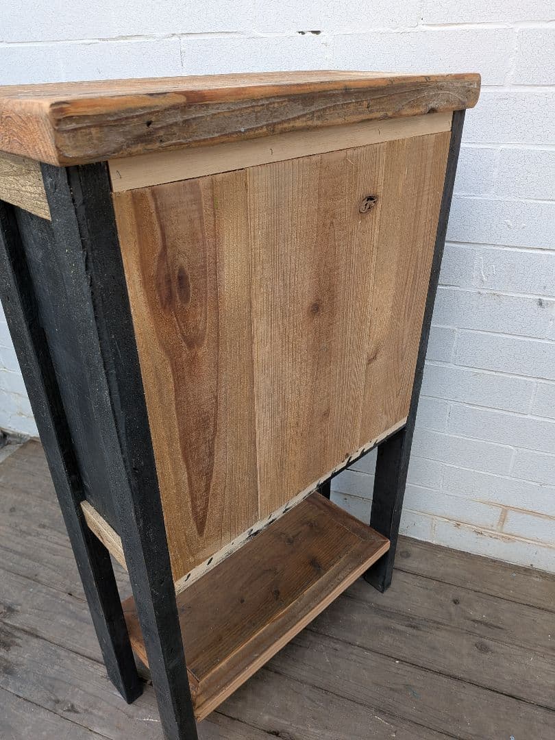 古材かざり棚　グレー