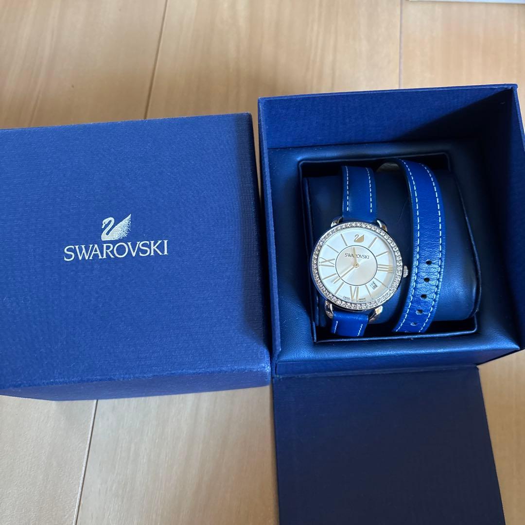 Swarovski スワロフスキー 腕時計 2重ベルト