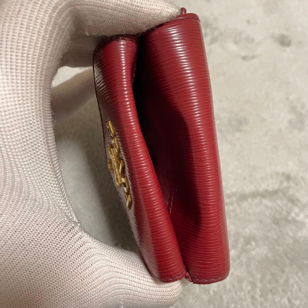 PRADA プラダ 三つ折り財布 ヴィッテ レザー