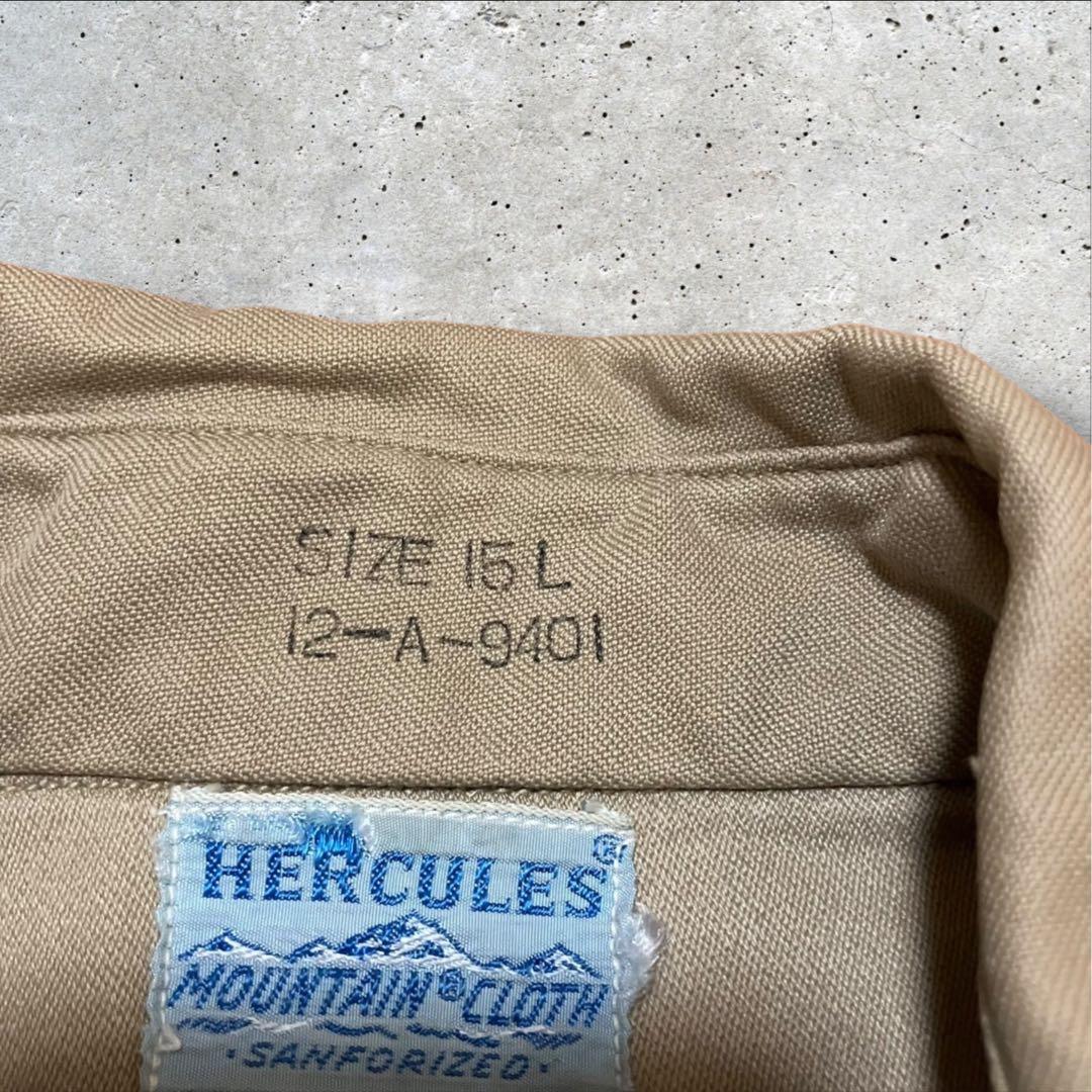 K*J様 50s HERCULES マウンテンクロス ワークシャツ マチ付き