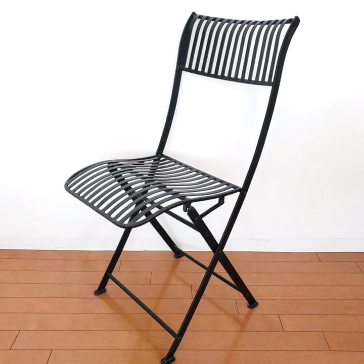 【大型送料込み】アイアン♡家具 チェア 椅子 折り畳み シャビー フレンチシック