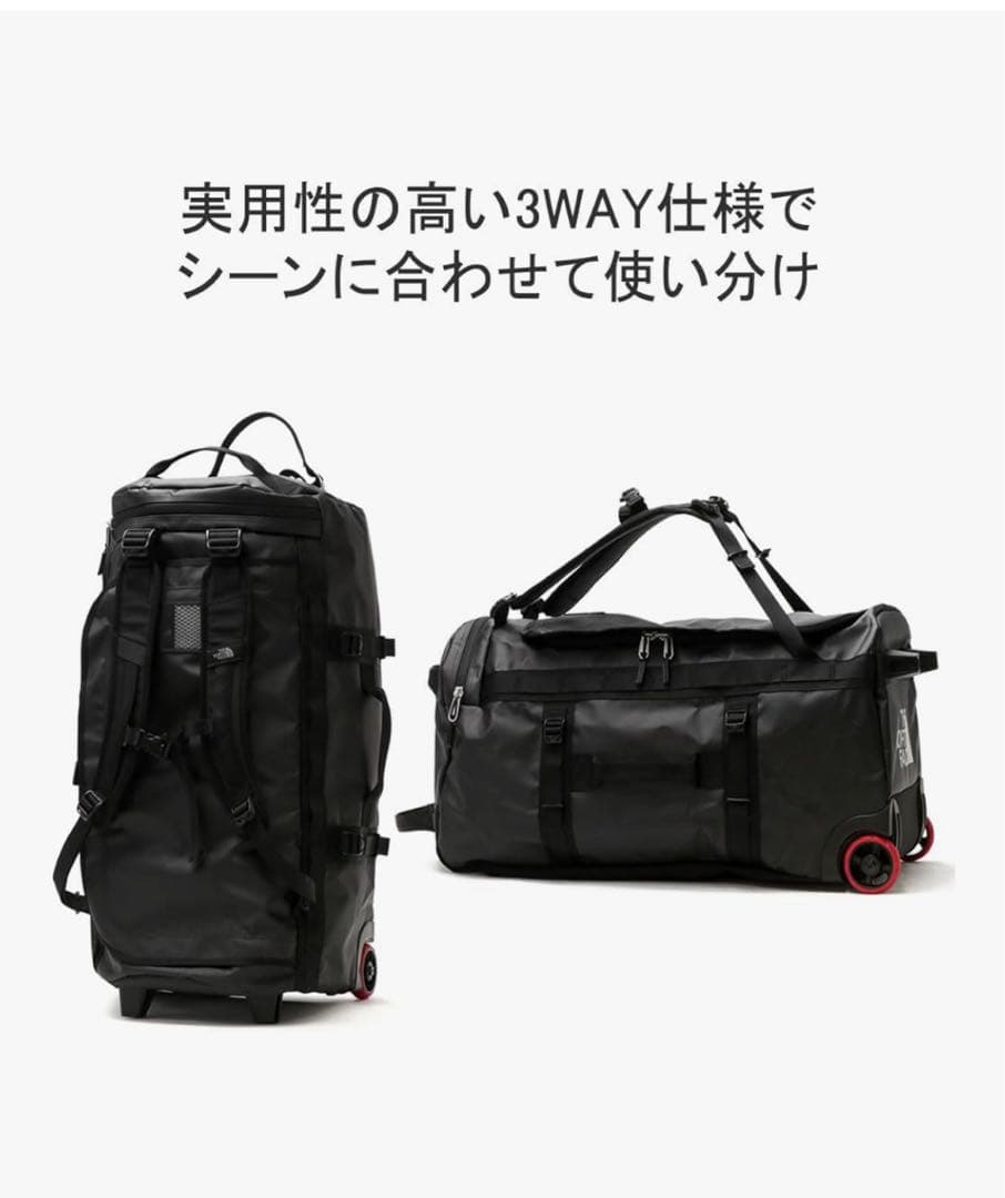 THE NORTH FACE 2way キャスター付バックパック　ボストンバッグ