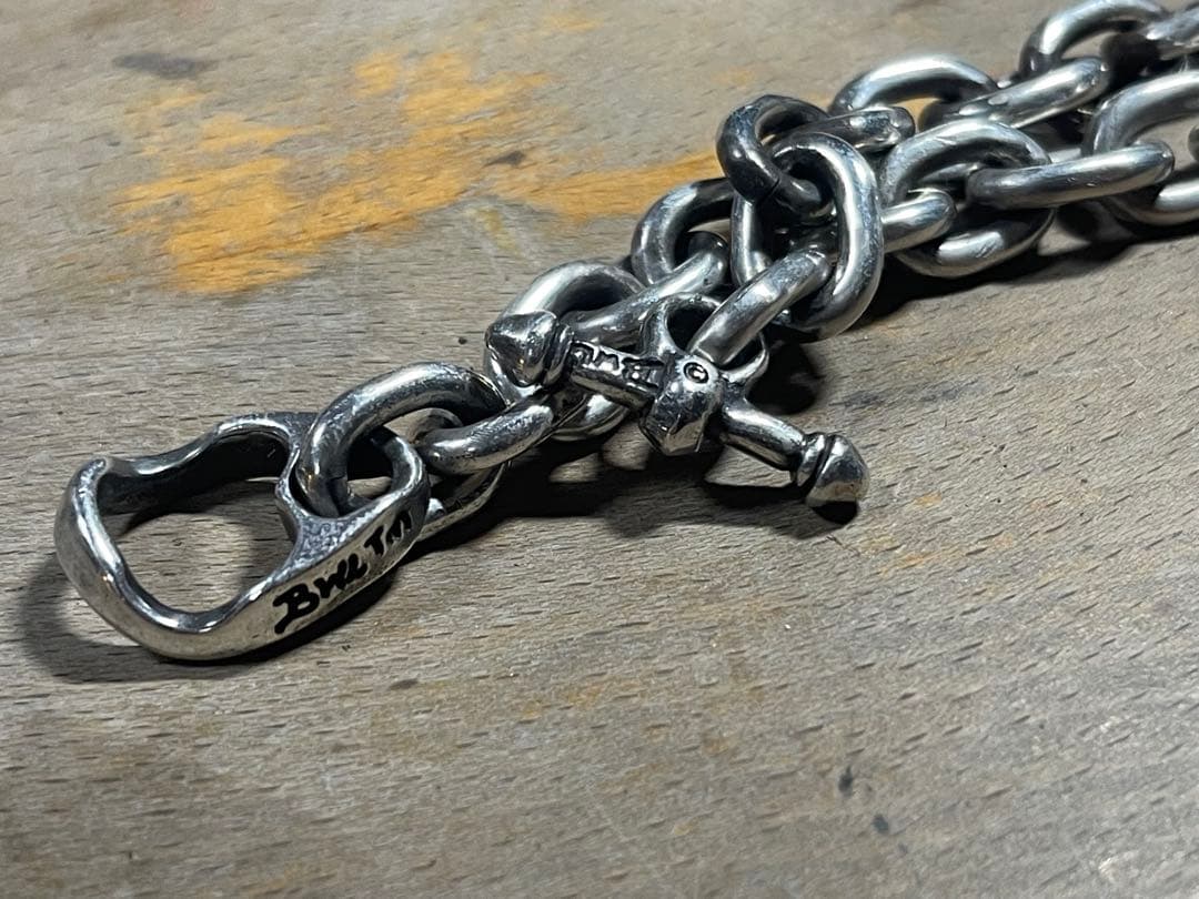 BWL シンプルチェーン　ブレスレット　ビルウォールレザー