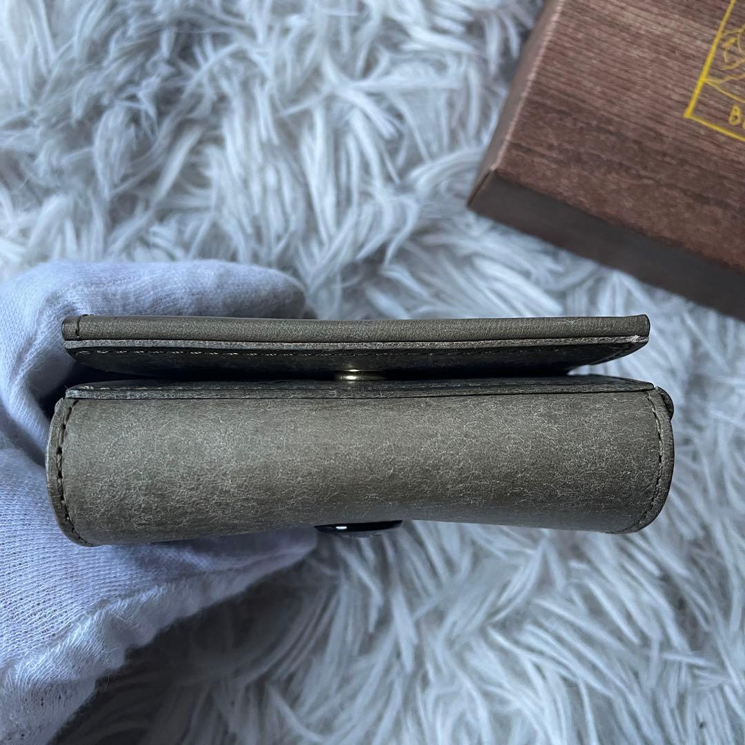 【未使用レベル】ビアベリー ハッチバック 財布 プエブロレザー