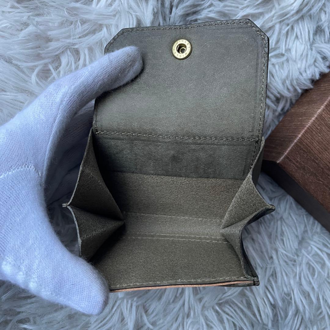 【未使用レベル】ビアベリー ハッチバック 財布 プエブロレザー