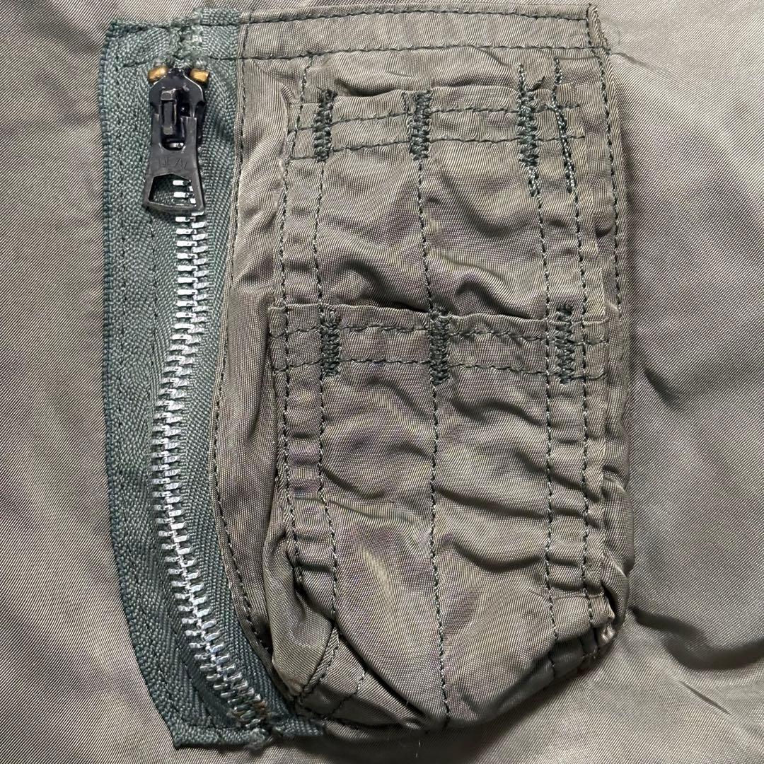 【美品】80s USA製 ALPHA INDUSTRIES MA-1 L 短丈