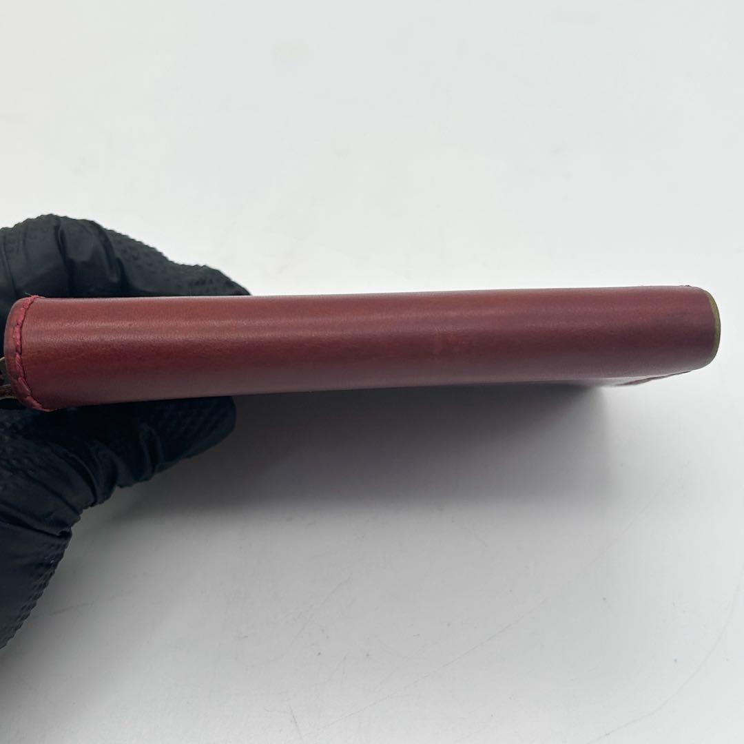 美品✨HENRY CUIR 二つ折り財布 ブラウン ビンテージ