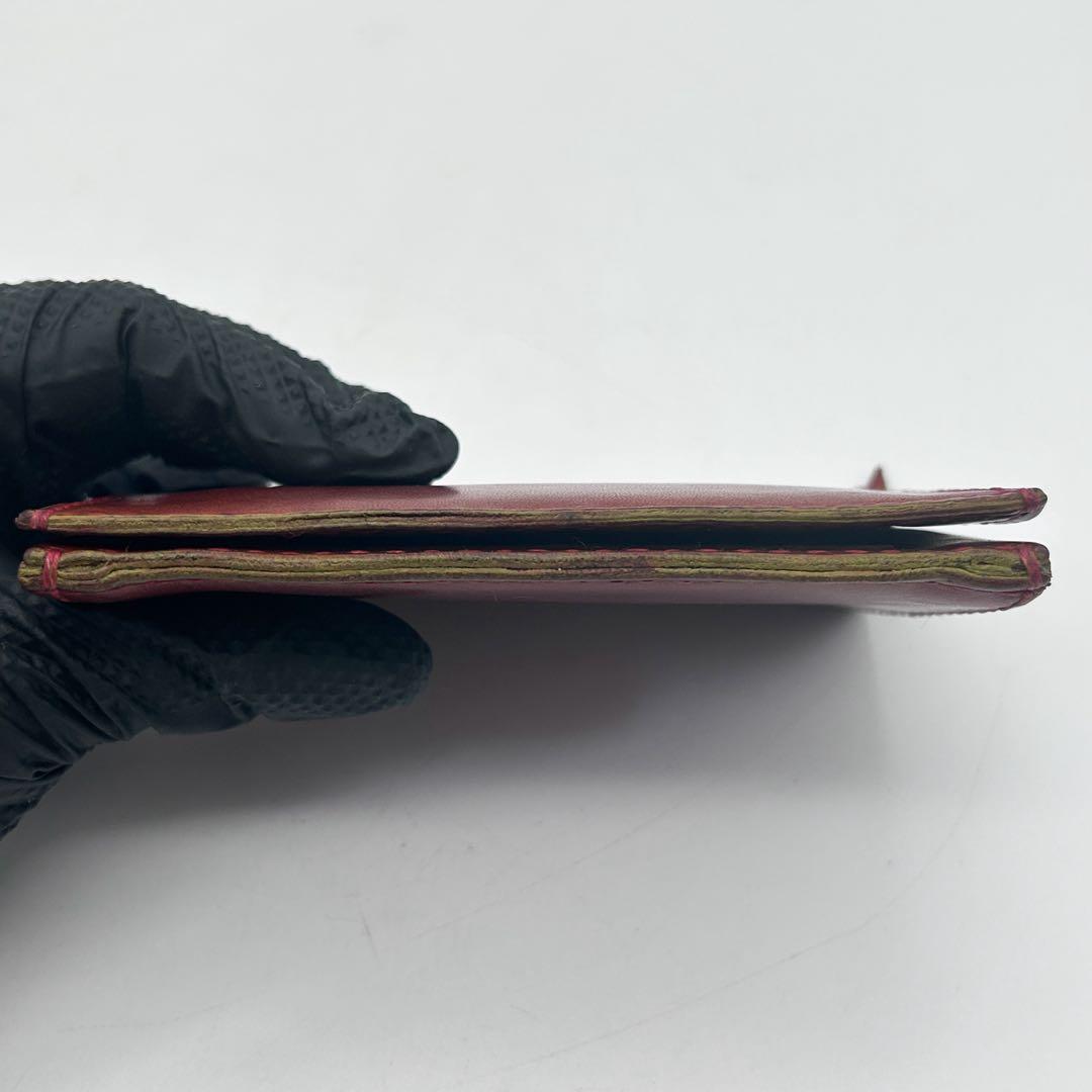 美品✨HENRY CUIR 二つ折り財布 ブラウン ビンテージ