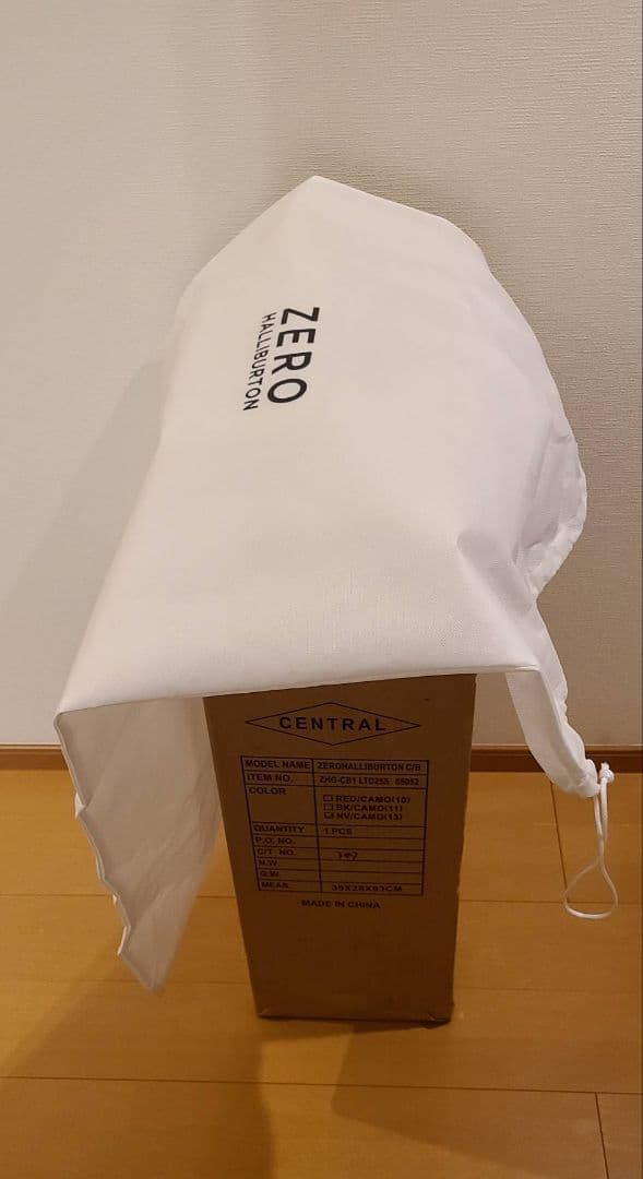 ZERO HALLIBURTON キャディバッグ ネイビースタンド