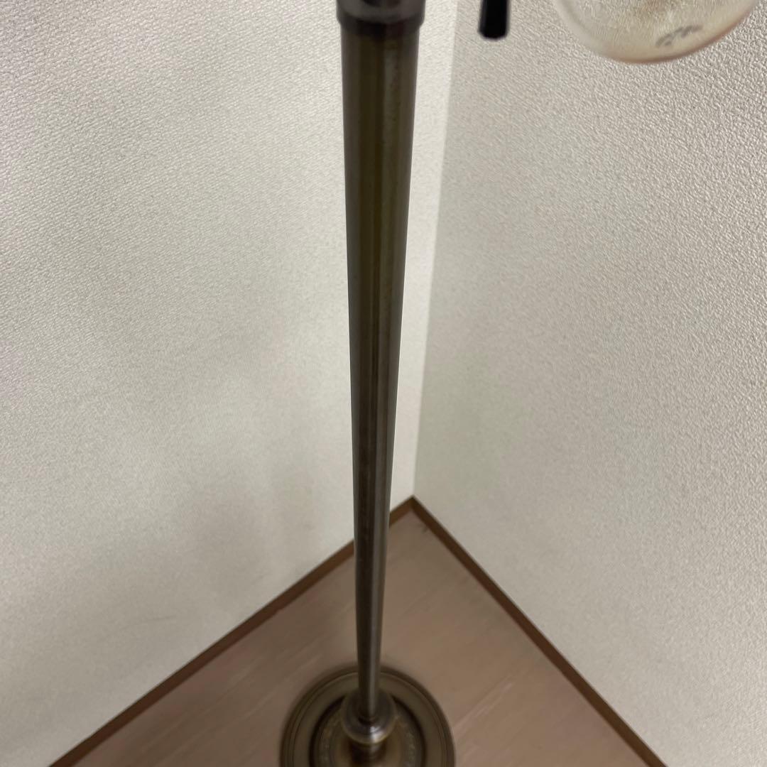 極美品　特大フロア ステンドグラスランプ　ハンドメイド