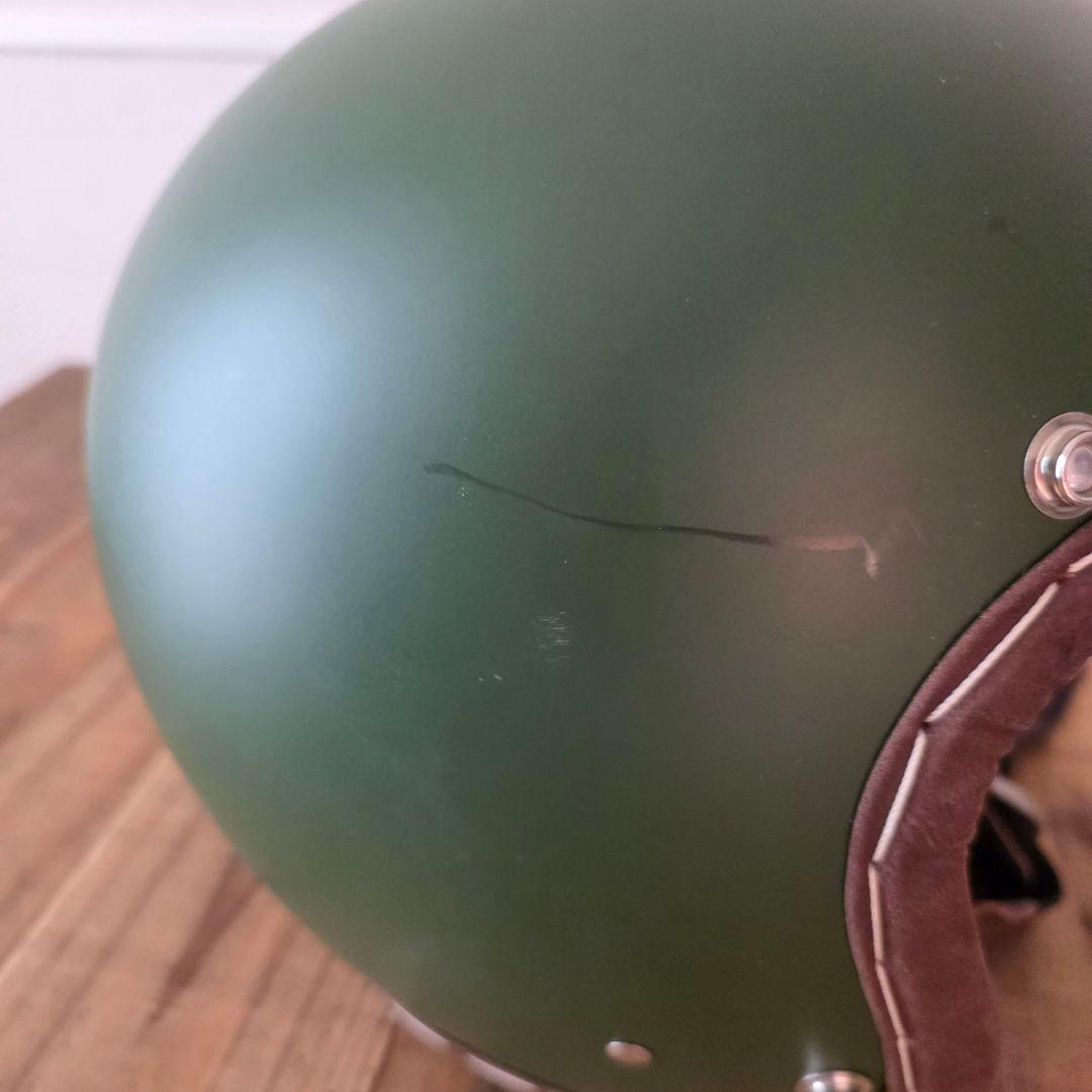 SHM ジェットヘルメット M サイズ オリーブグリーン