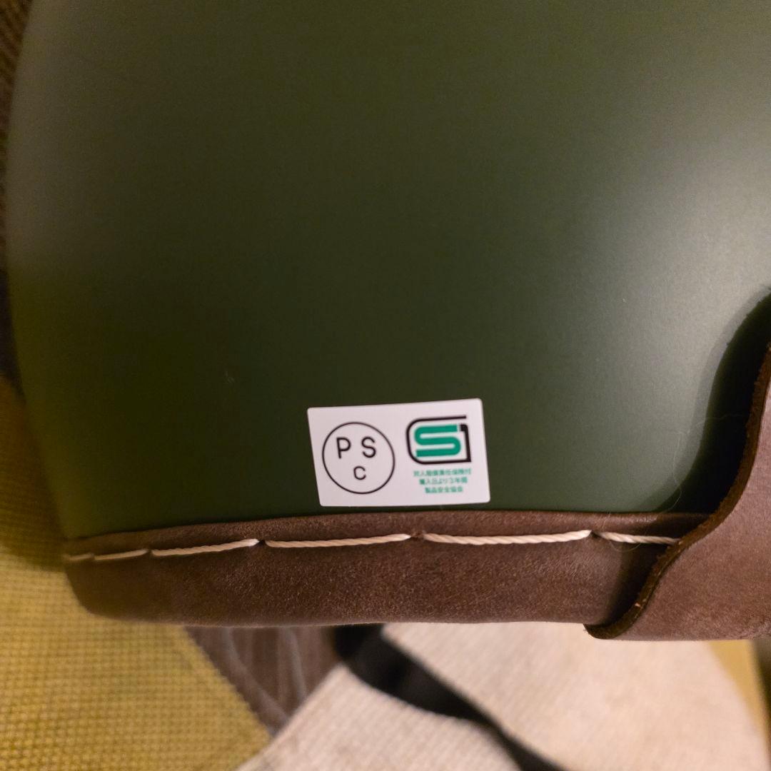 SHM ジェットヘルメット M サイズ オリーブグリーン