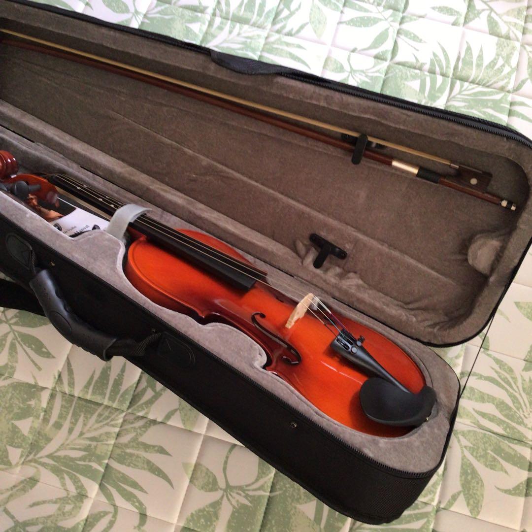 Eastarバイオリン 4/4 単板 ソリッド バイオリンセット 本体