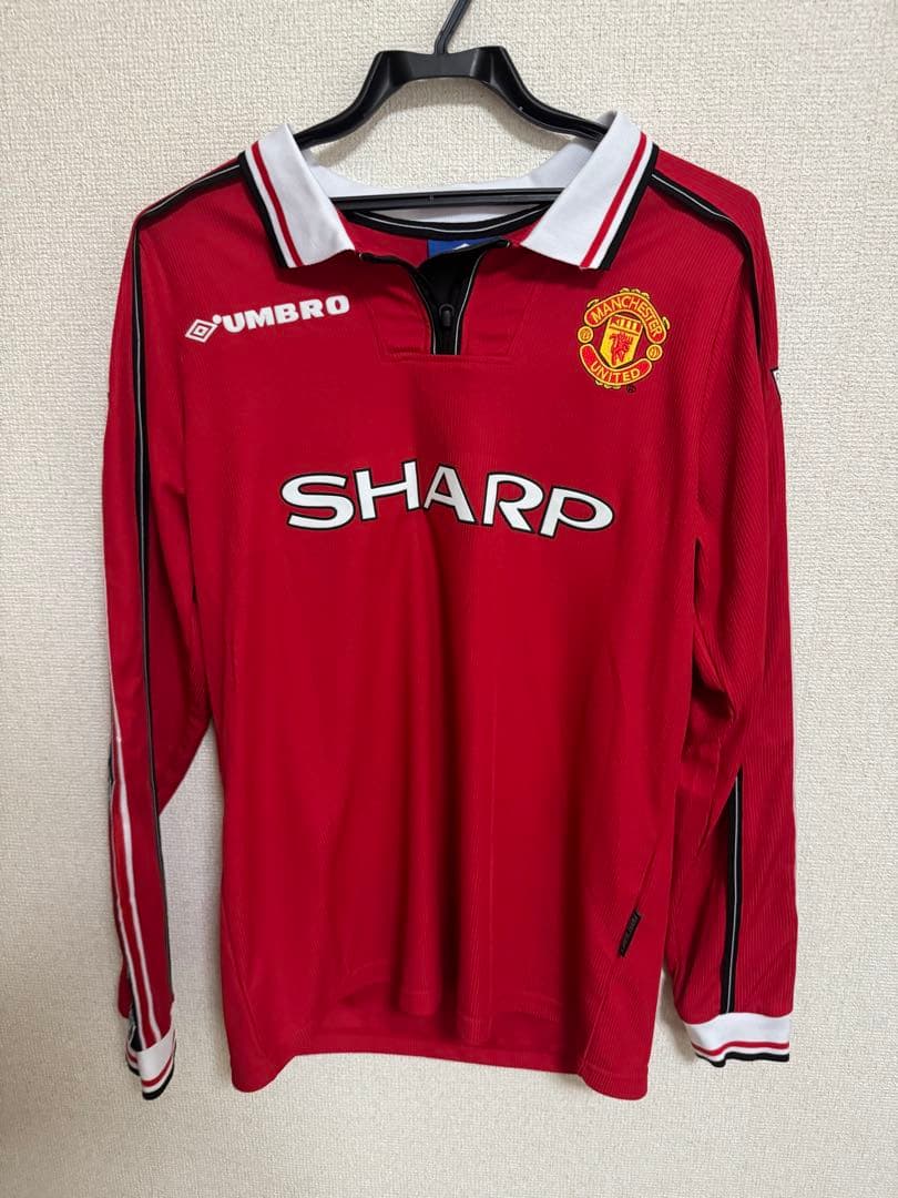 み*一様 【新品】ベッカム マンチェスターユナイテッド ユニフォーム 長袖新品タ