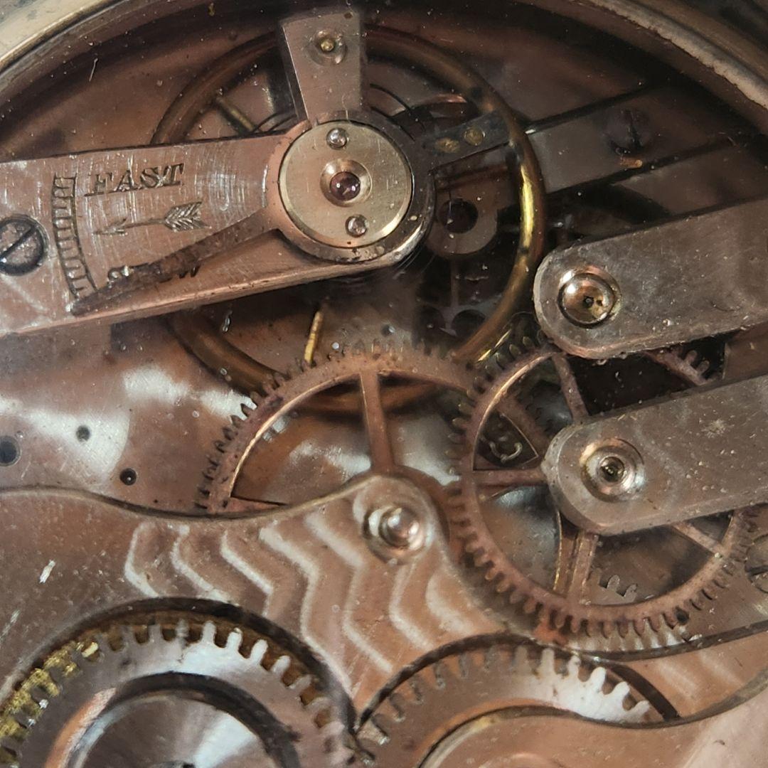 ヴィンテージ コロン商会 商館時計 真性 白銅 マーク刻印