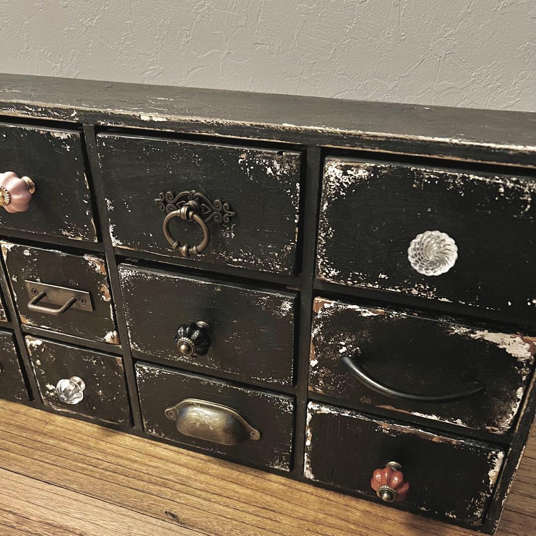 ミニチェスト ドロワー　小物収納　アンティーク