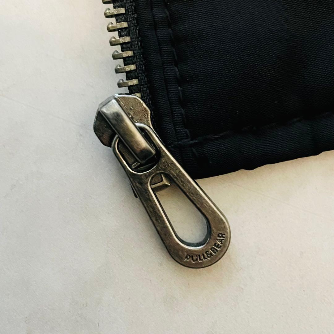 PULL&BEAR プレイステーション　胸元刺繍　 MA-1 ブラック　M