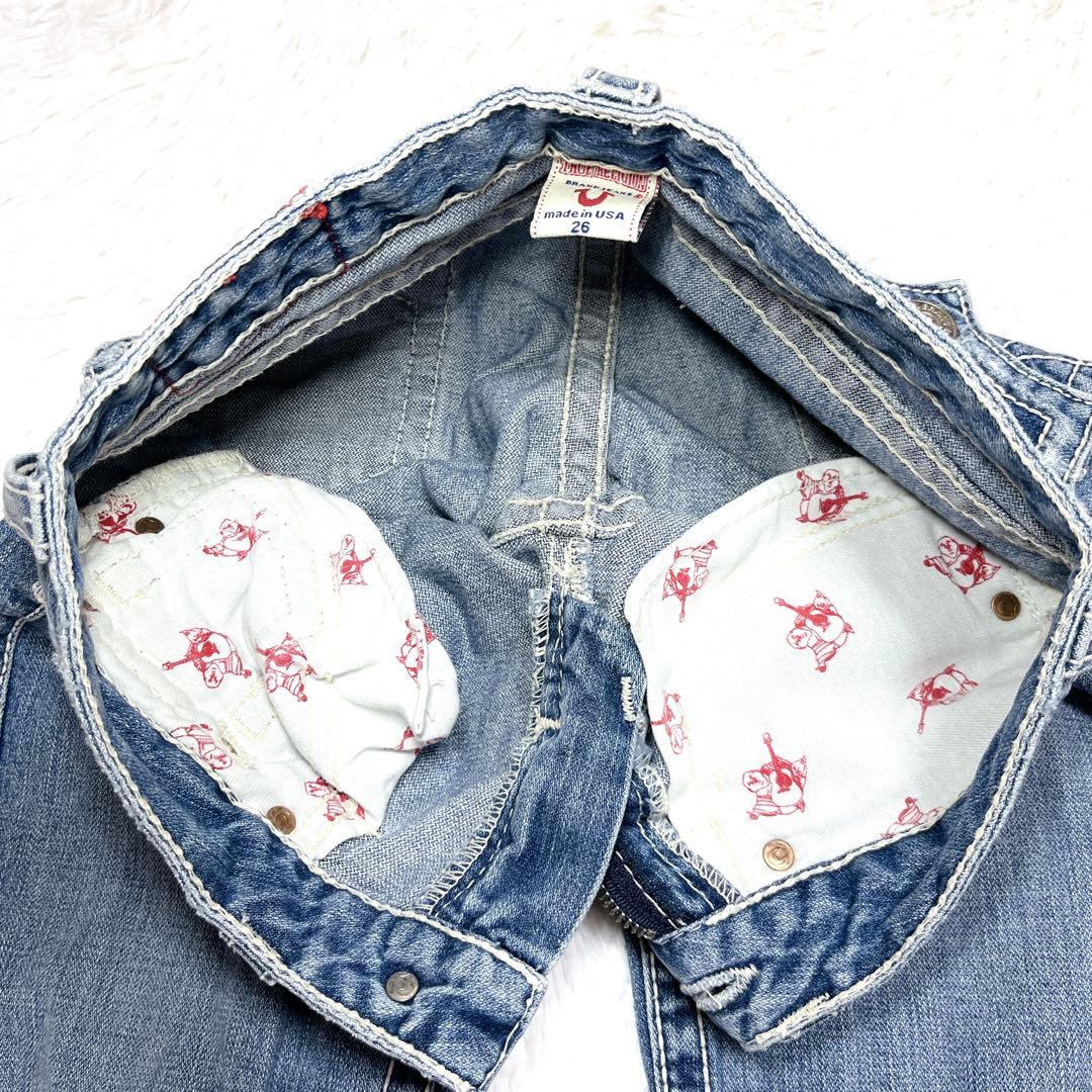 トゥルーレリジョン joey ブーツカット フレア デニム ブルー 26インチ