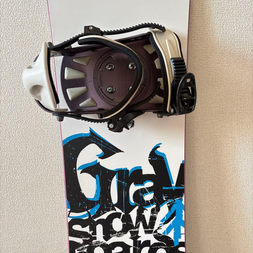 GRAY グレイ　トリックスティック　スノーボード　143cm ロッカー　白