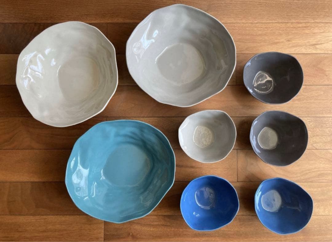 amai 食器セット　高級食器　ベトナム　アマイ　サラダ　皿　お茶碗　8点セット