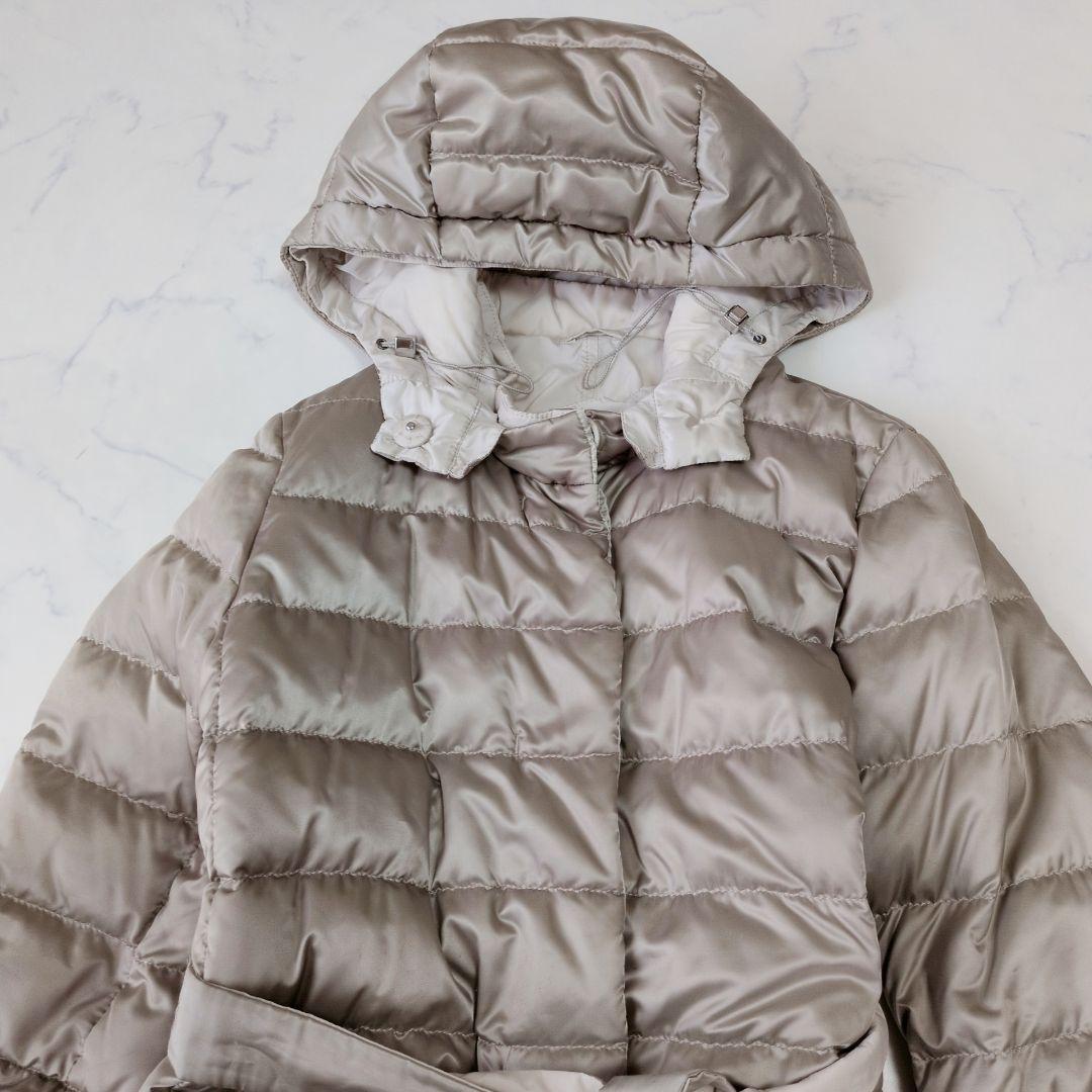 エスマックスマーラ ダウンコート ロング リバーシブル ベルト 36 4way