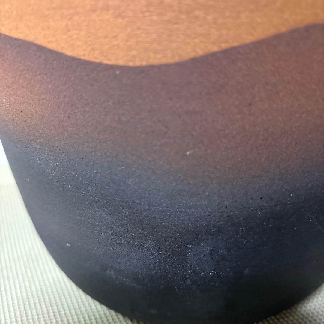 グラデーション陶器花瓶 約34.5cm