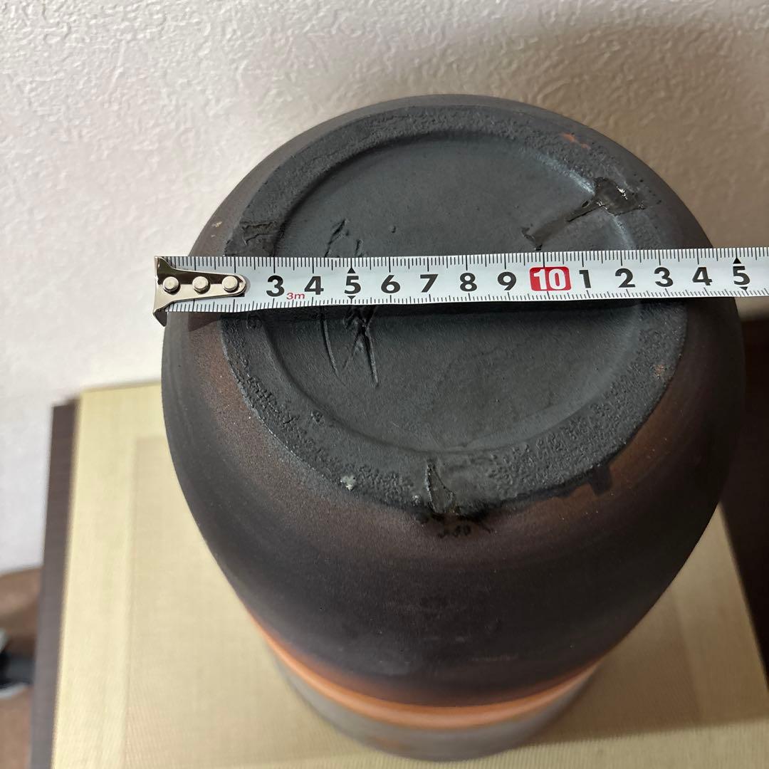 グラデーション陶器花瓶 約34.5cm