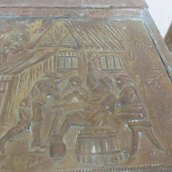 イギリス アンティーク 家具 コールボックス ダストボックス 英国 6607d