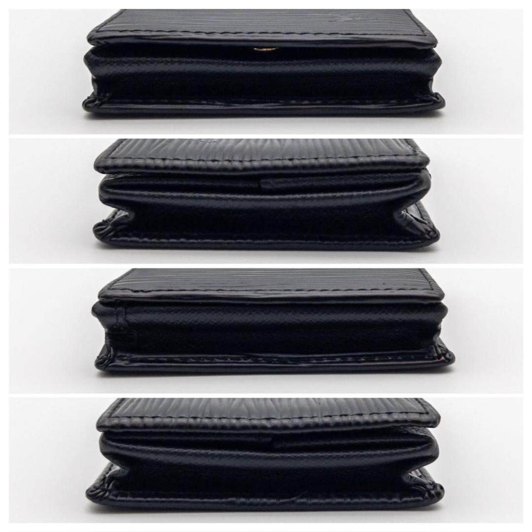 【極美品】ルイヴィトン　ポルトモネボワット　エピ　ケース　小銭入れ　黒