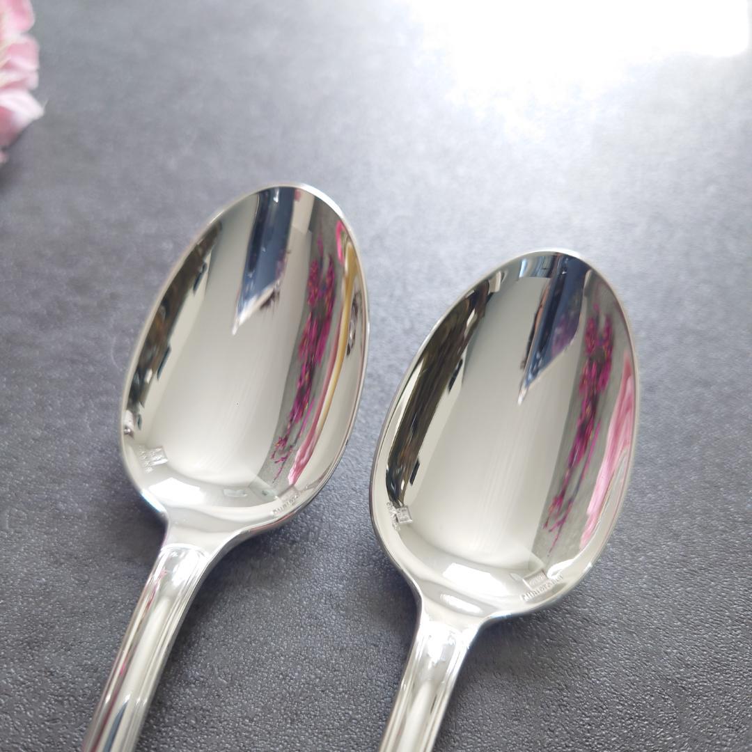 美品 クリストフル マルメゾン ティースプーン 2点