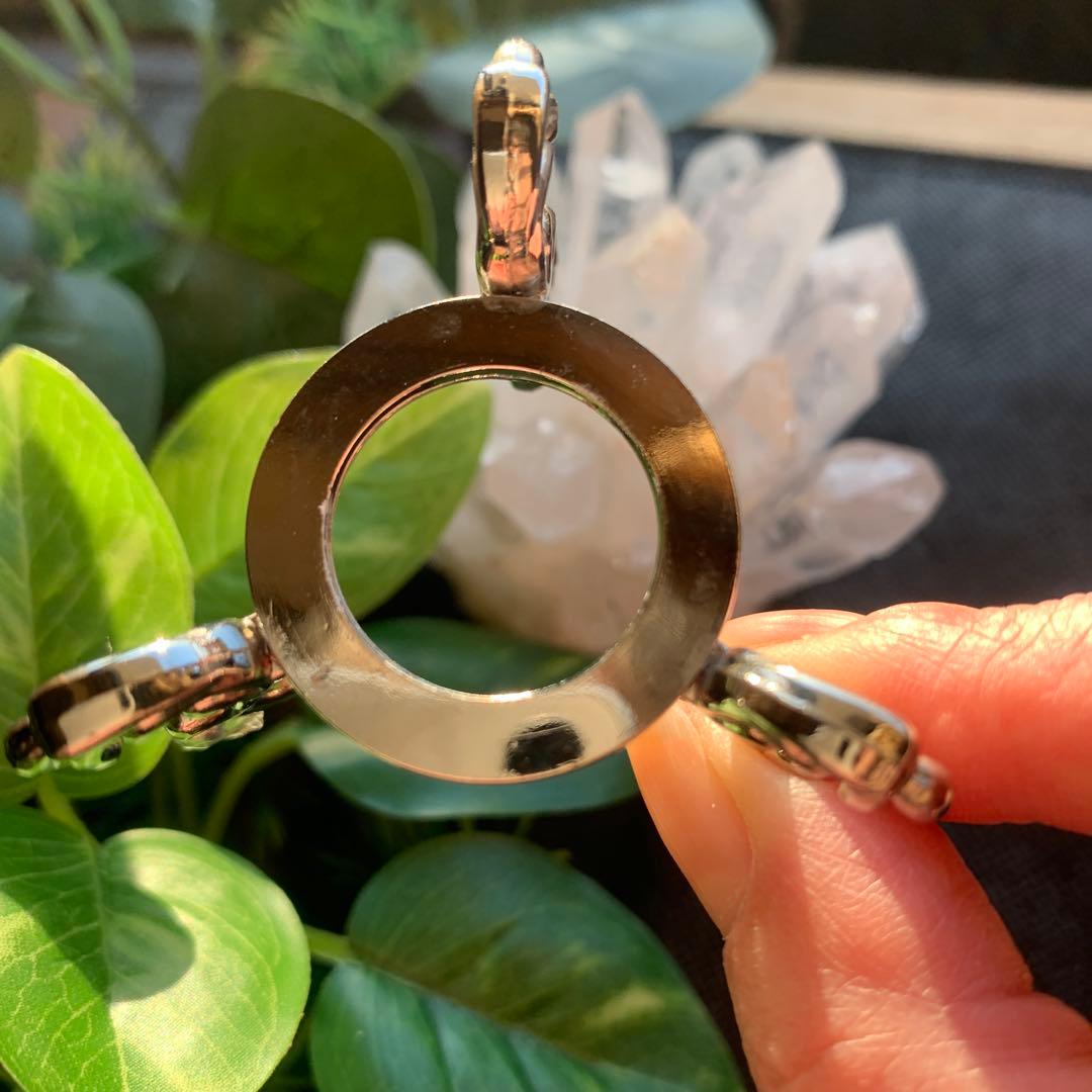 ローズクォーツスフィア大玉約77.3mm 虹有り　天然石置物　丸玉…②