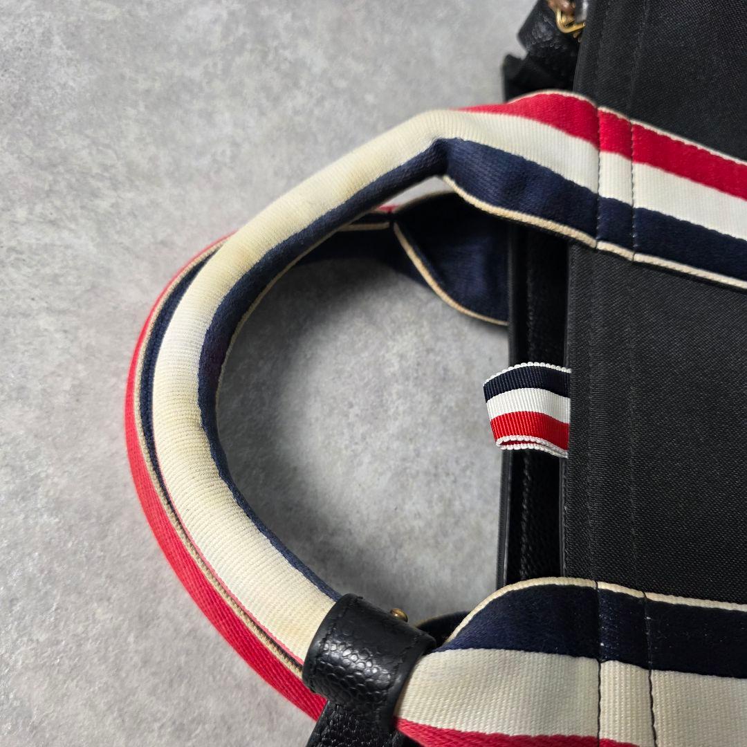 Thom Browne トムブラウン ナイロン トートバッグ ブラック