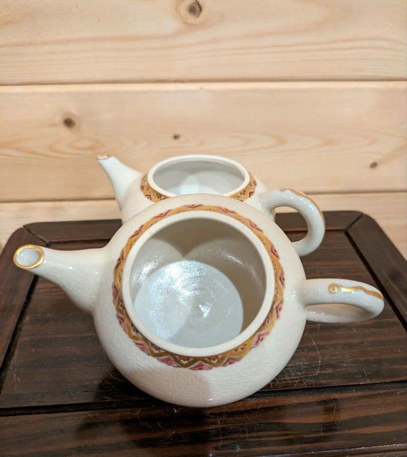 橋本　陶正山　薩摩　急須　双　薩摩焼　未使用品