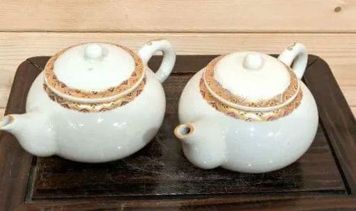 橋本　陶正山　薩摩　急須　双　薩摩焼　未使用品