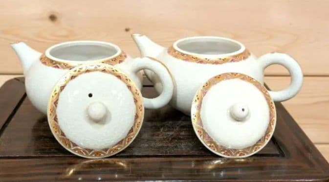 橋本　陶正山　薩摩　急須　双　薩摩焼　未使用品