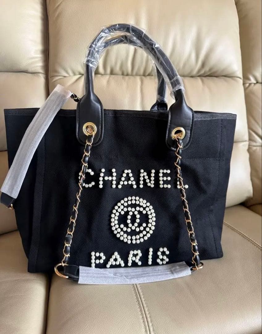 CHANEL ブラックトートバッグノベルティ