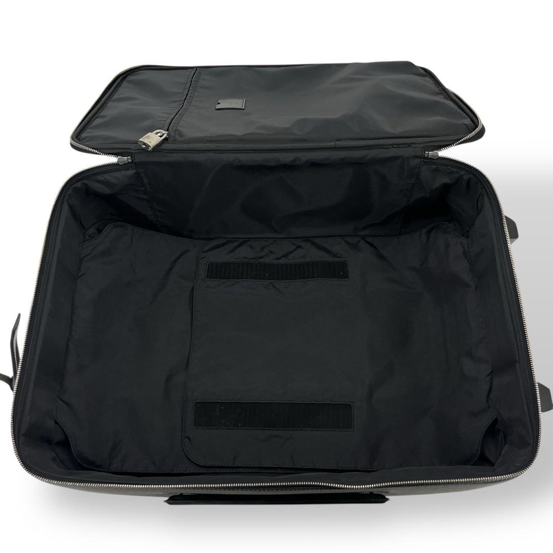 ルイヴィトン　ペガス55 キャリーケース　タイガ　トラベルバッグ　レザー　黒