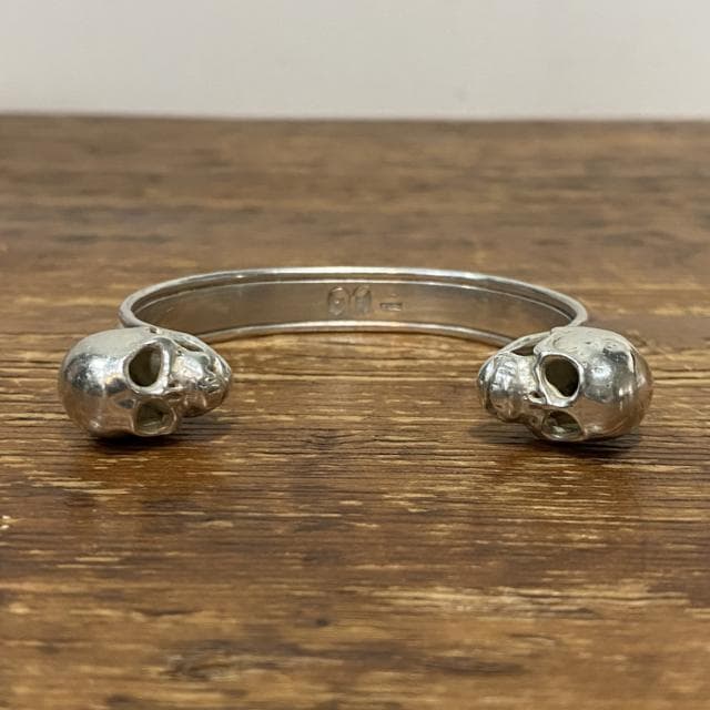 激レア! 祐天寺 あるじゃん ag factory 唐草彫り スカル バングル