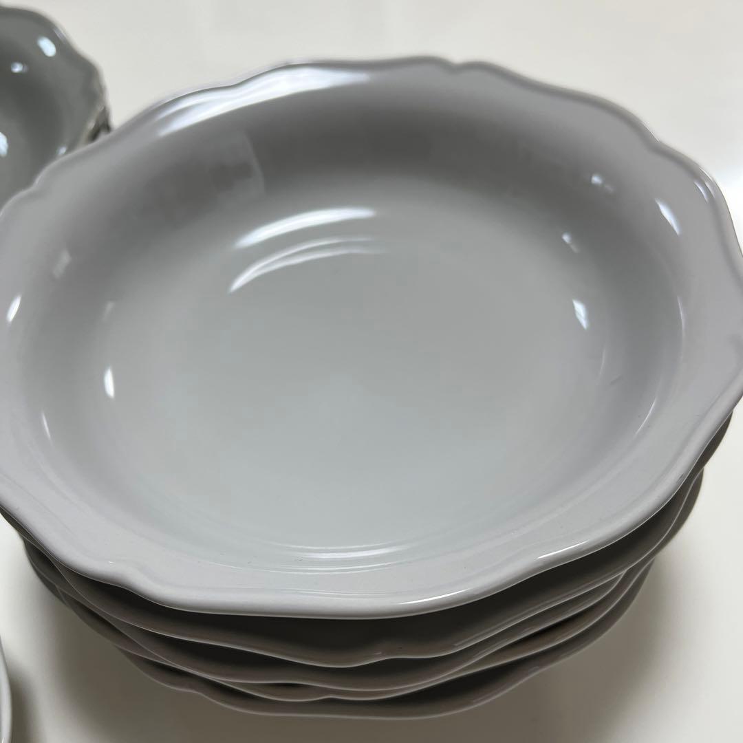Francfranc オルディフルール ディーププレートセット マルチグレー