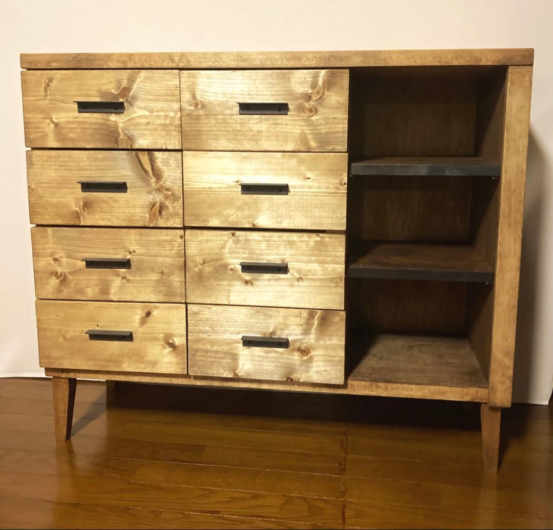 木製　チェスト　無垢　キャビネット