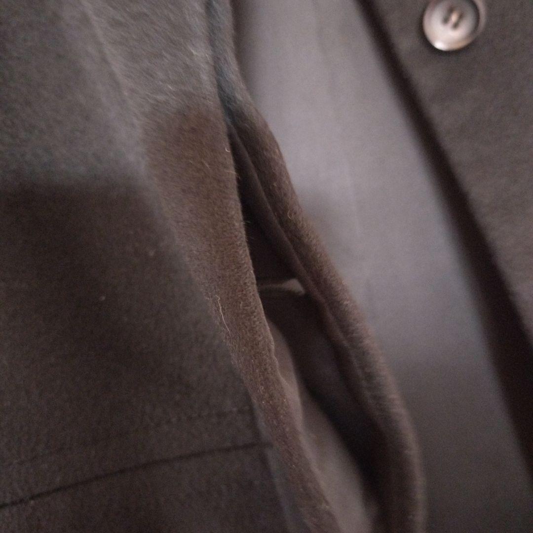 美品　セオリーリュクス　カシミヤロングコート　フォックスファー